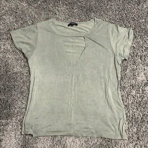 Olive Green Trendy Shirt